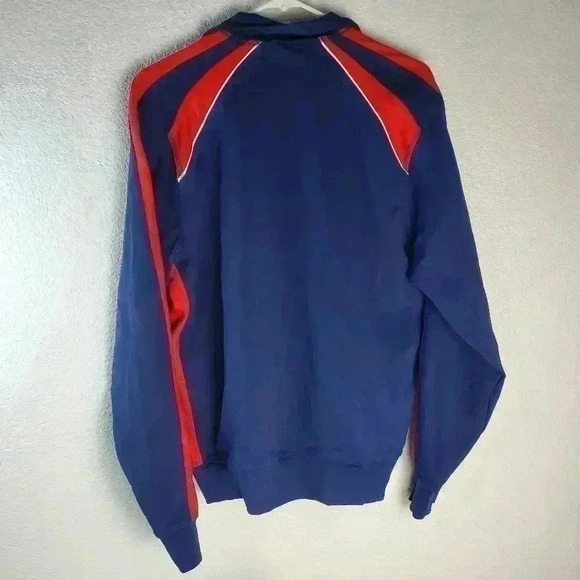 Speedo Red Blue Full Zip Jacket Sz Sm - Picture 2 of 8